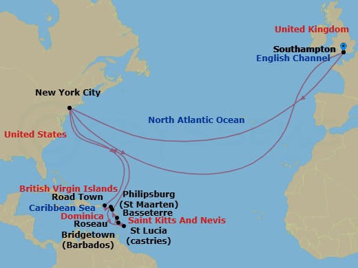 Cruise Map