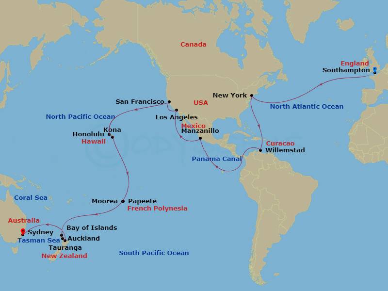 Cruise Map