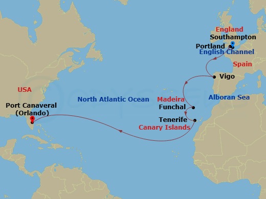 Cruise Map