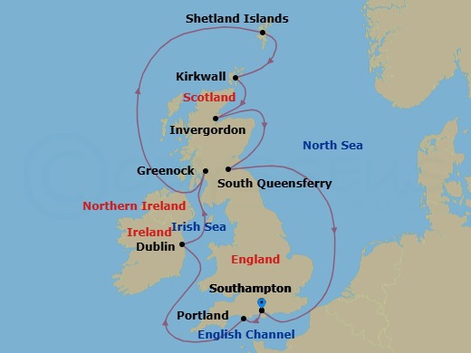 Cruise Map