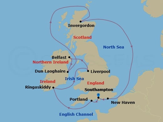 Cruise Map