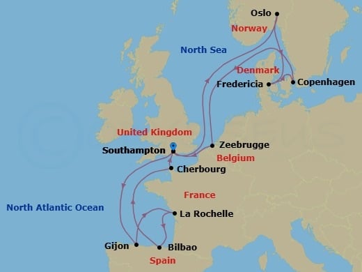 Cruise Map