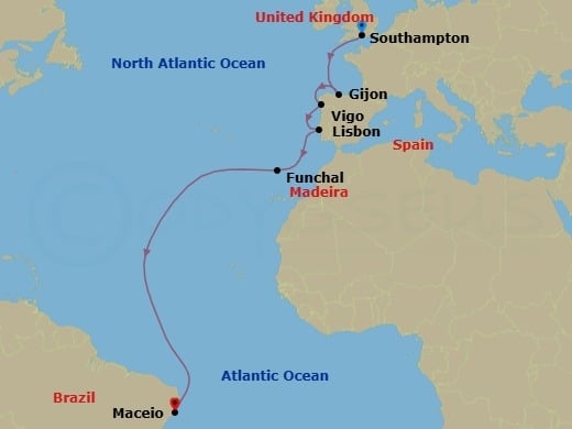Cruise Map