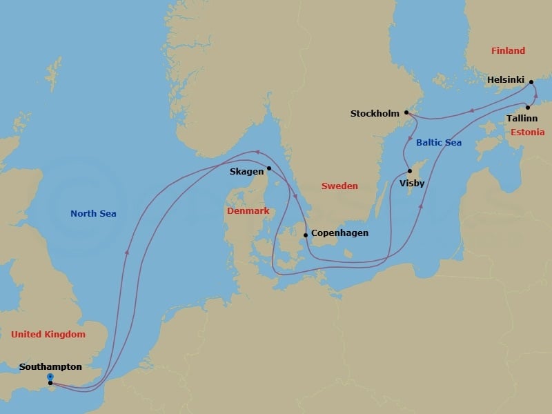 Cruise Map