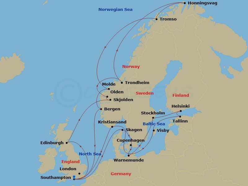Cruise Map
