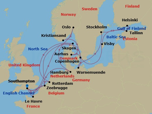 Cruise Map