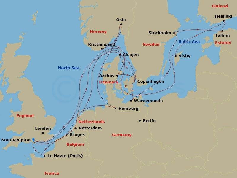 Cruise Map