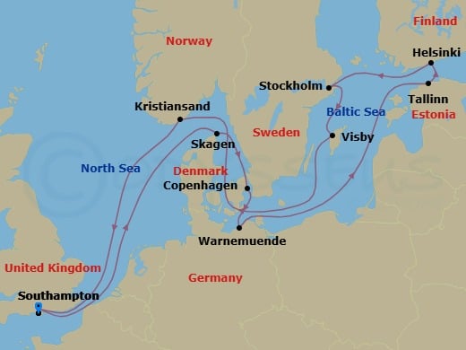 Cruise Map