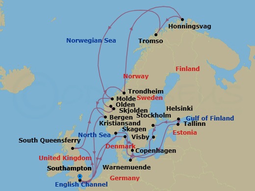 Cruise Map