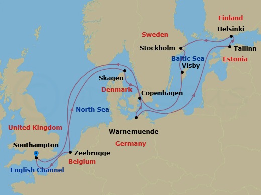 Cruise Map