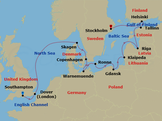 Cruise Map