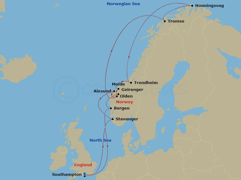 Cruise Map