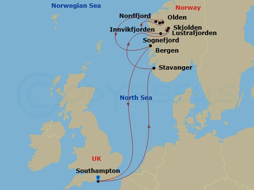 Cruise Map