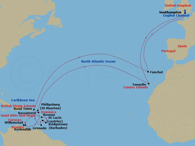 Cruise Map