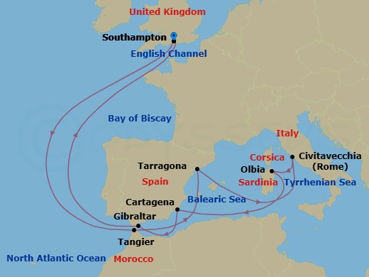 Cruise Map