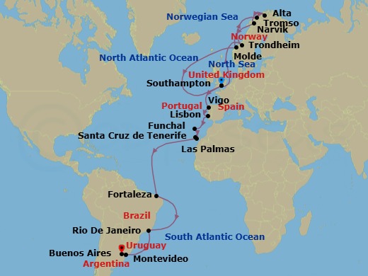 Cruise Map
