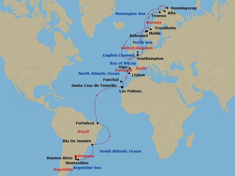 Cruise Map