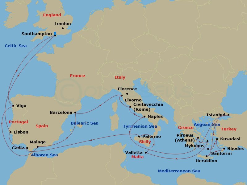 Cruise Map