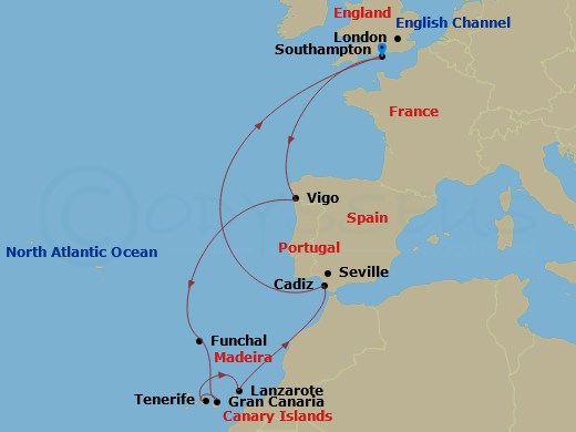 Cruise Map