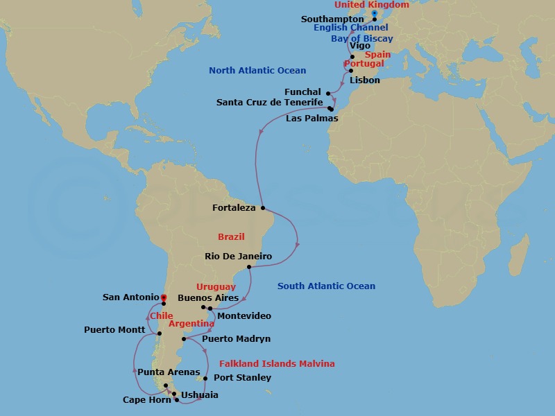 Cruise Map