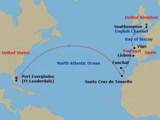 Cruise Map