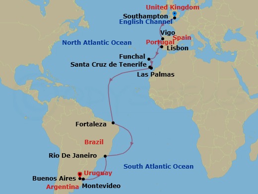 Cruise Map