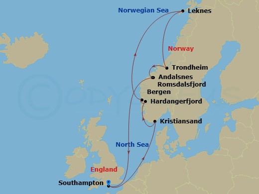 Cruise Map