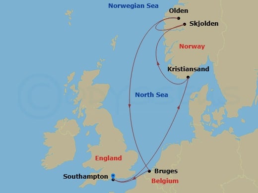 Cruise Map