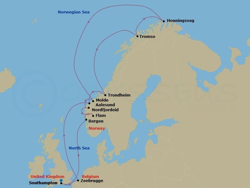 Cruise Map