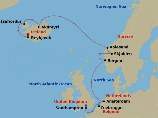 Cruise Map