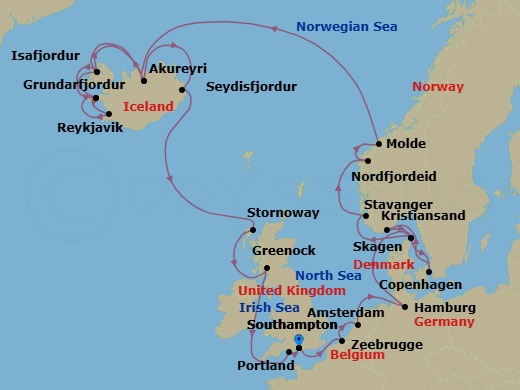 Cruise Map