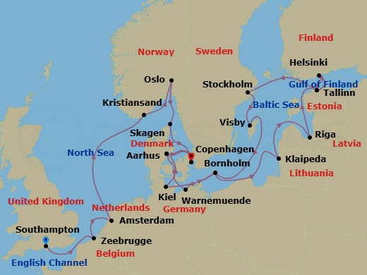 Cruise Map