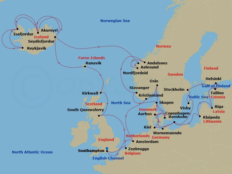 Cruise Map