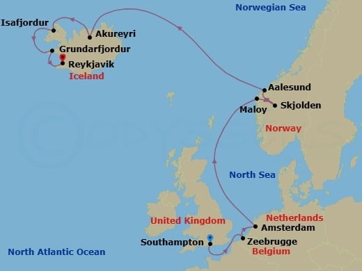 Cruise Map