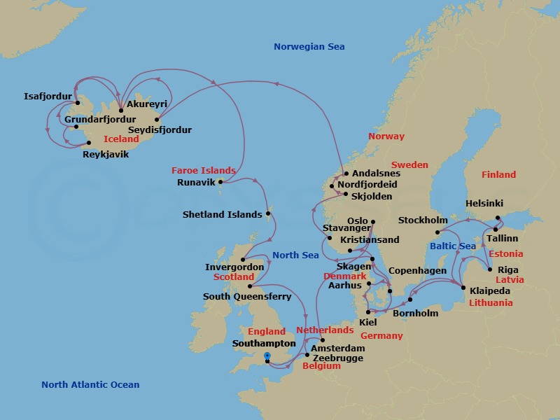 Cruise Map