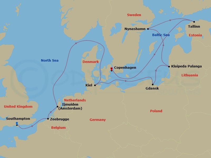 Cruise Map