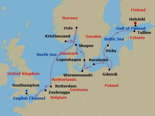 Cruise Map