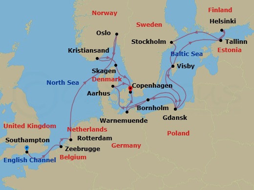 Cruise Map