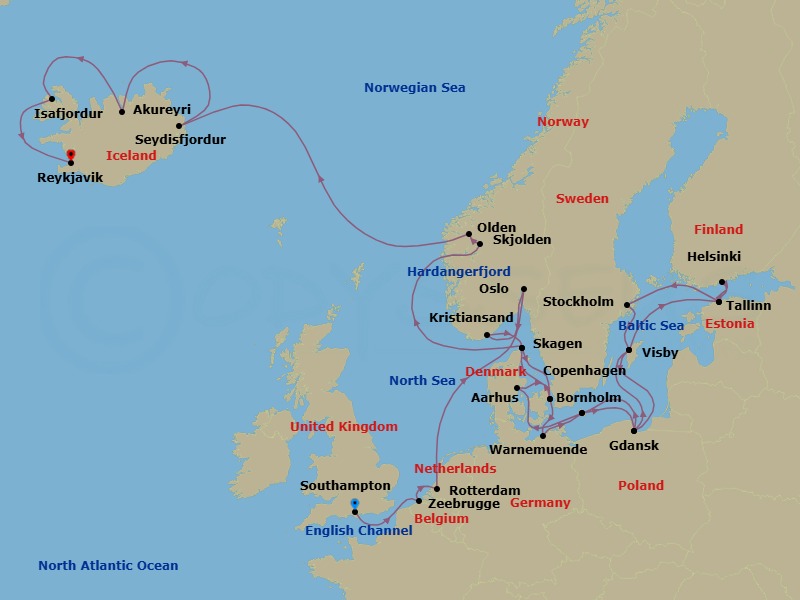 Cruise Map