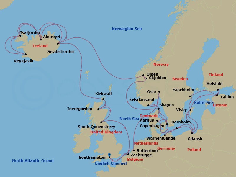 Cruise Map