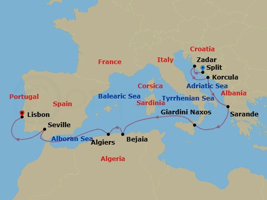 Cruise Map