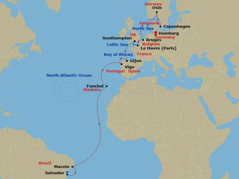 Cruise Map