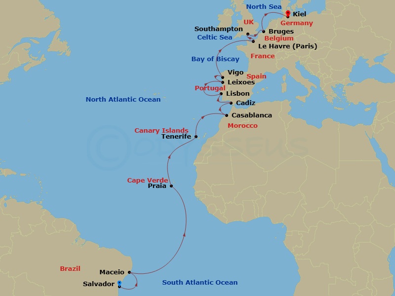 Cruise Map