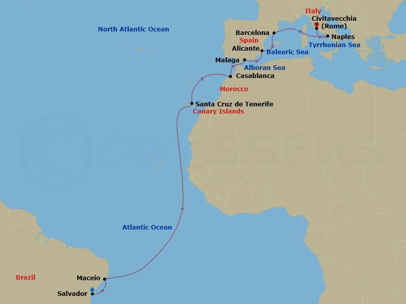 Cruise Map