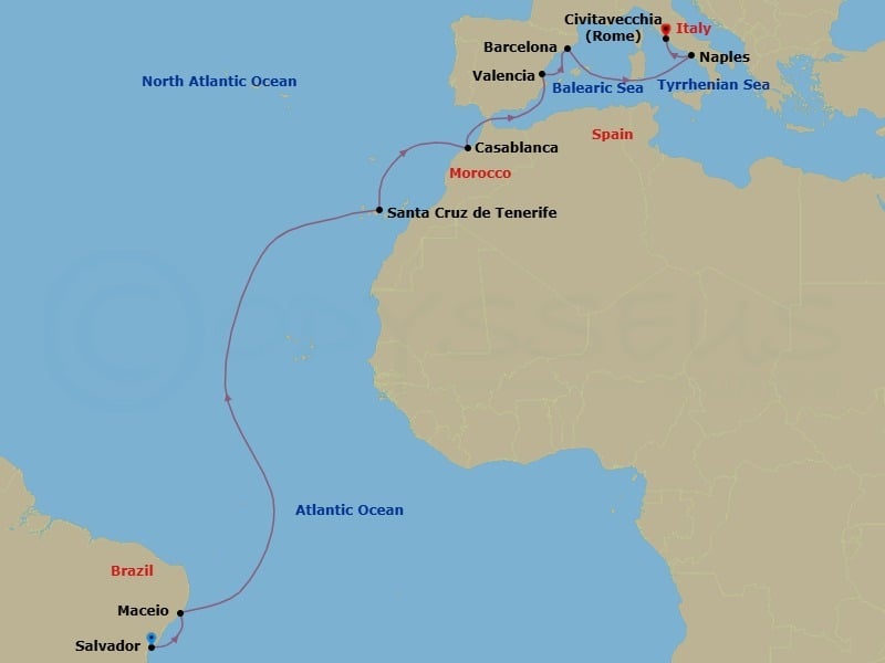 Cruise Map