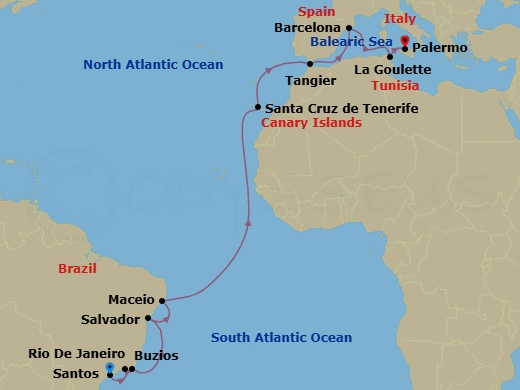 Cruise Map