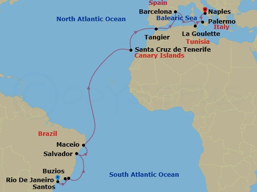 Cruise Map