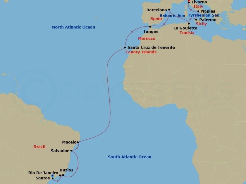 Cruise Map