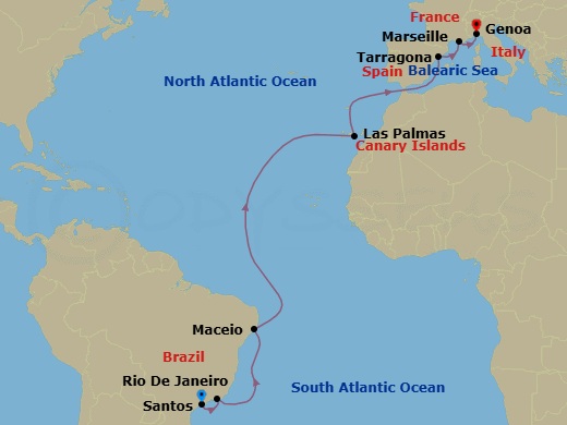 Cruise Map