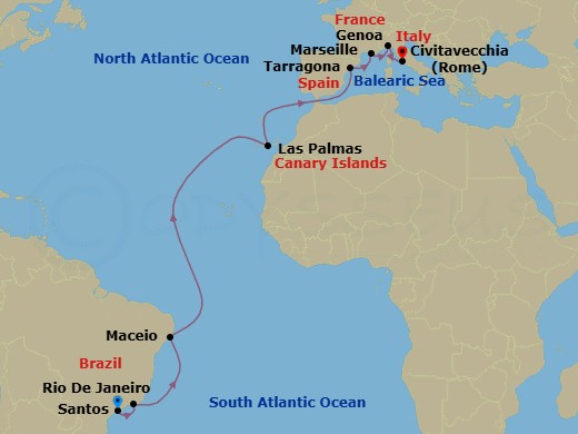 Cruise Map